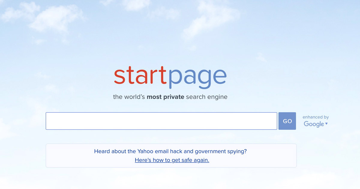 Usar Google sin seguimiento en StartPage