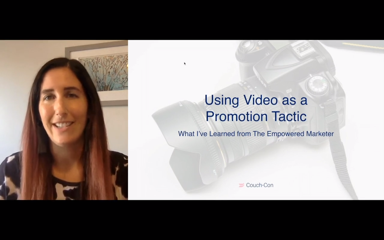 Uso del video como táctica de promoción: lo que hemos aprendido del comercializador empoderado - CouchCon 2018