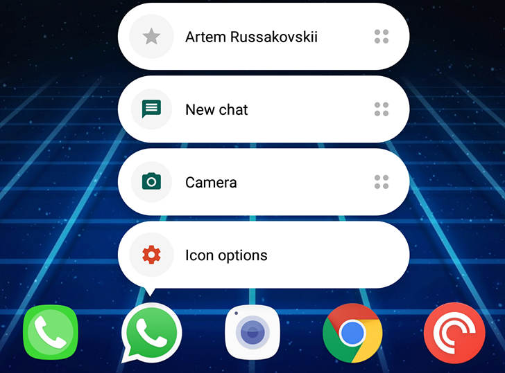 WhatsApp beta finalmente trae la función de accesos directos de la aplicación de inicio