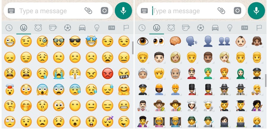 WhatsApp beta trae nuevos emojis de Android Oreo 8.0