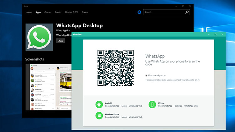 Whatsapp UWP reemplaza la versión web en Windows hoy