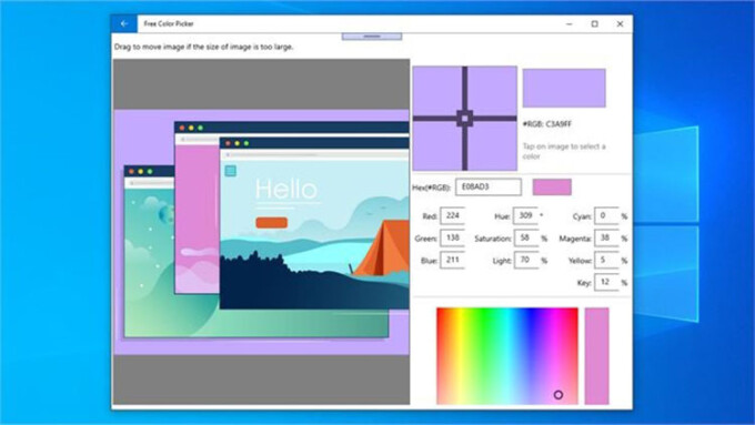 Windows 10 se actualiza en la configuración del selector de color y fuentes de la nueva versión