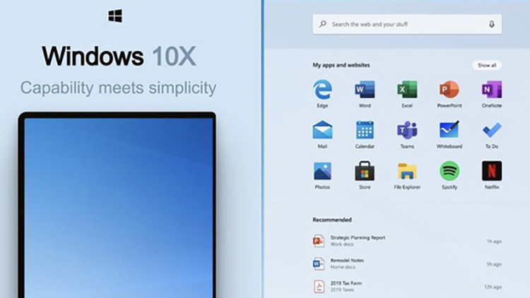 Windows 10X tendrá una característica adicional llamada Modern Standby