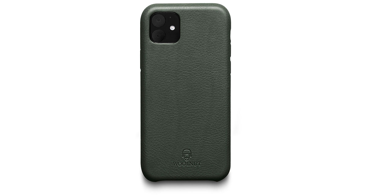 Woolnut Has a Leather Case to Go with iPhone 11/Pro Midnight Green