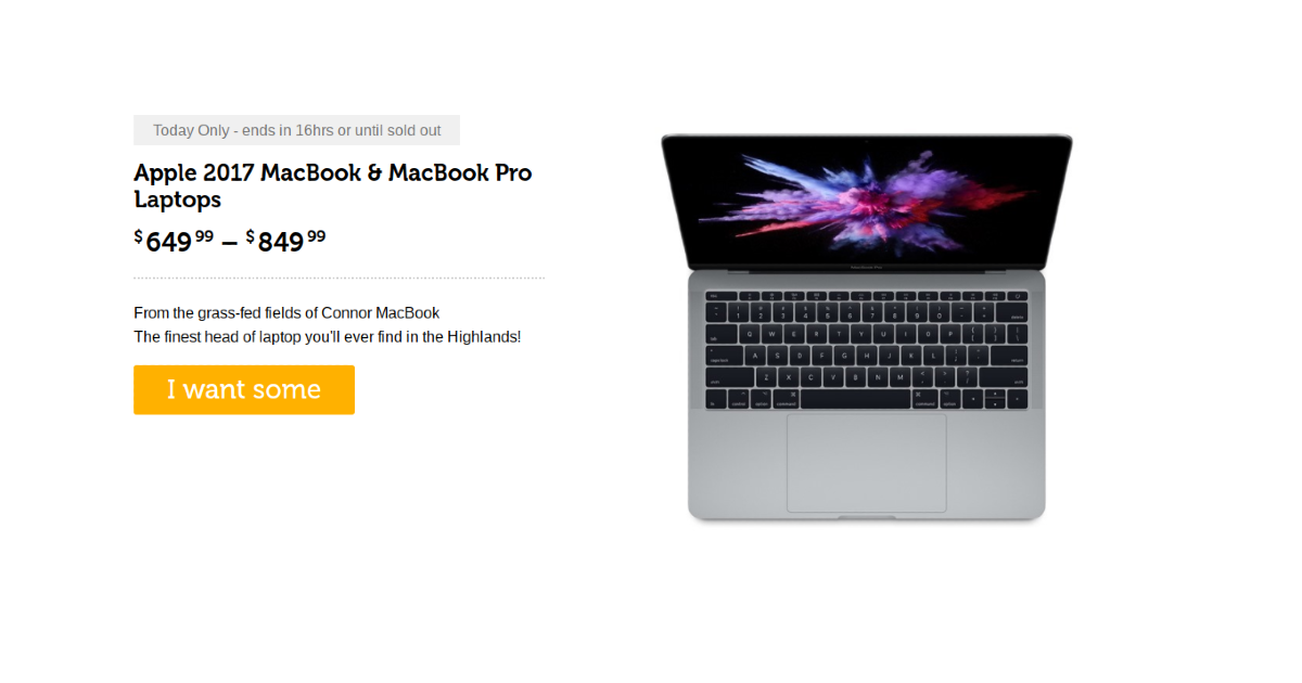 Woot.Com ofrece grandes ofertas de Black Friday en MacBooks y MacBook Pro reacondicionados de 2017