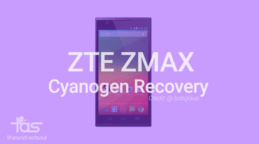 ZTE ZMAX obtiene recuperación de cianógeno, una buena alternativa CWM/TWRP