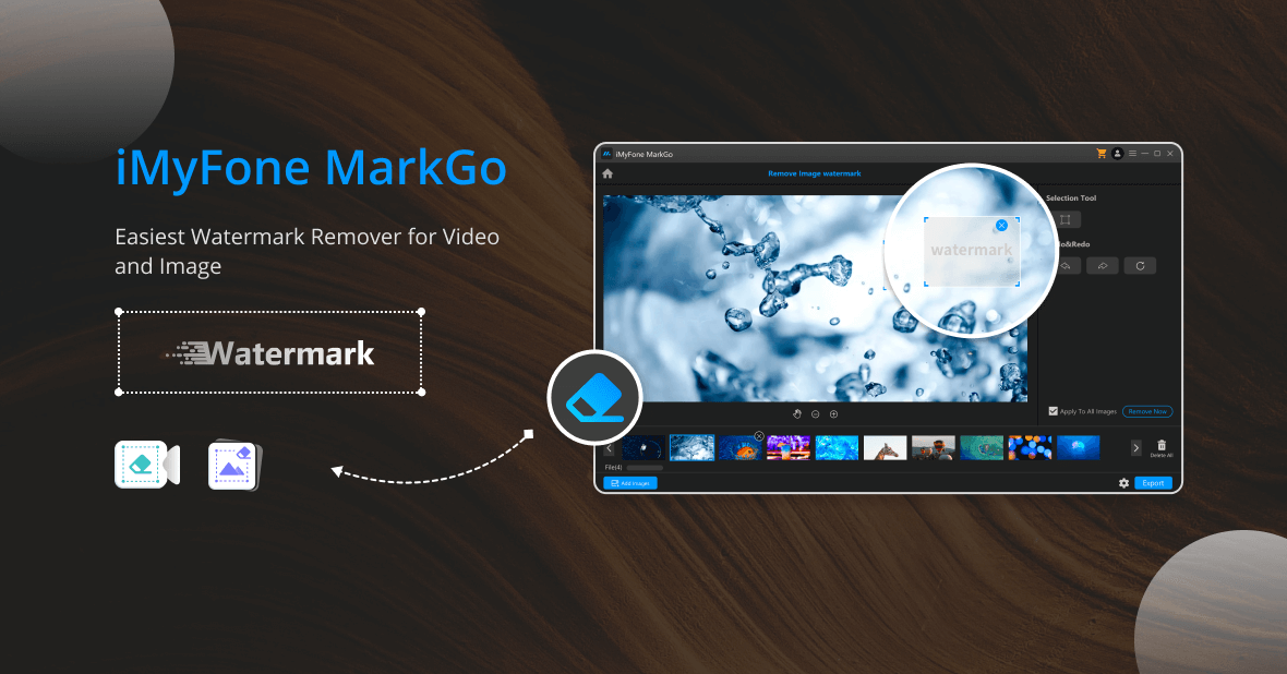 iMyFone MarkGo: la mejor aplicación para eliminar marcas de agua en imágenes y videos