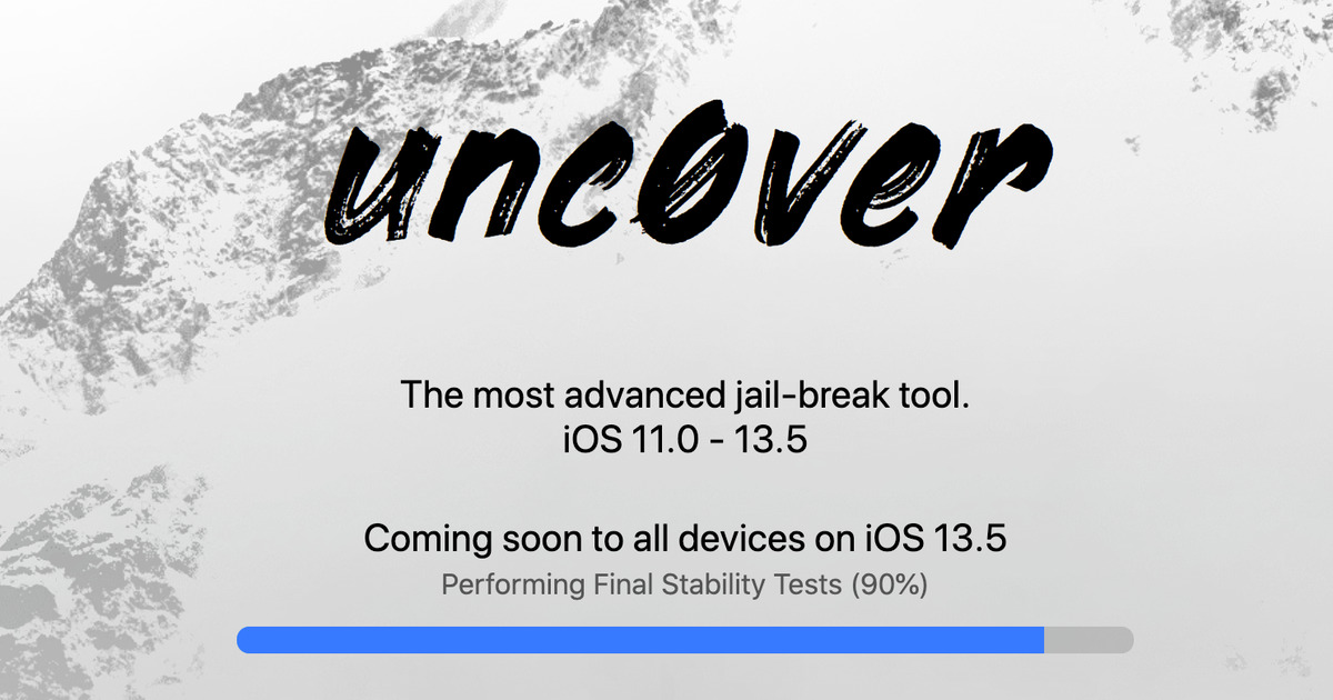 unc0ver iOS 13.5 jailbreak