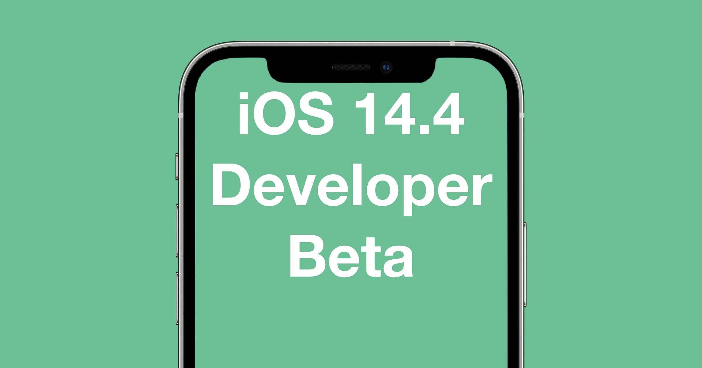 iOS 14.4 developer beta