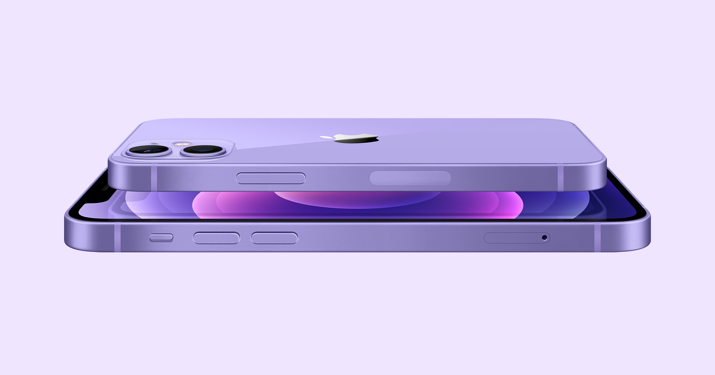 purple iPhone 12 and mini