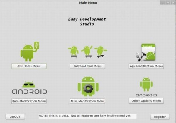 ¡Easy Development Studio hace que el desarrollo de Roms personalizados de Android sea muy fácil!