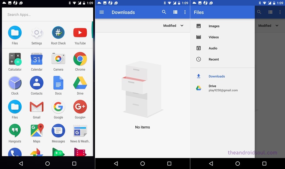 files app android o