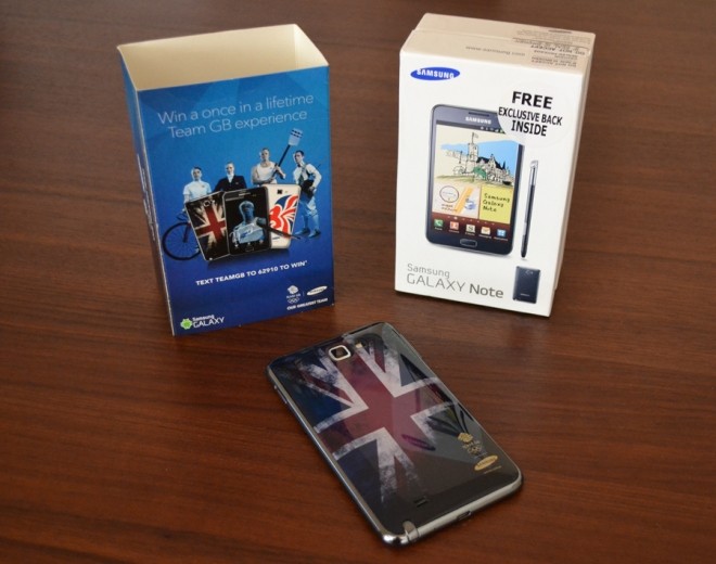 ¡Fotos del nuevo Samsung Galaxy Note Olympic Edition reveladas!
