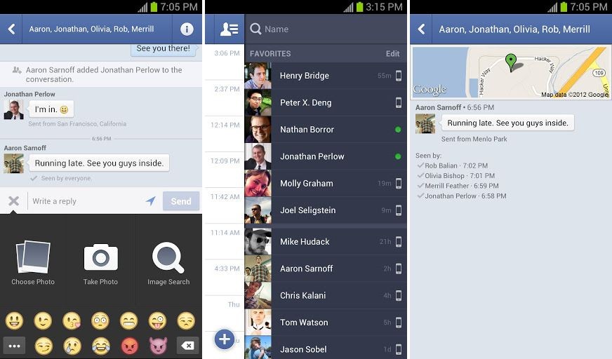 ¡Inicia sesión en Facebook Messenger para Android con solo tu nombre y número de teléfono!