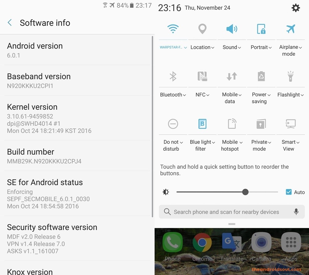 ¡La última actualización de Galaxy Note 5 en la compilación PJ4 trae Grace UX al dispositivo en Marshmallow!