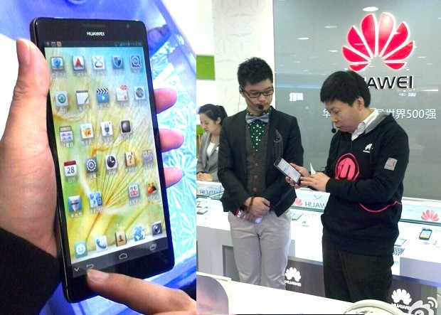 ¡Mira el teléfono/phablet Android Huawei Ascend Mate de 6.1 pulgadas!