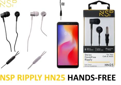 ¡Nuevos auriculares NSP RIPPLY HN25 con cable para todos los dispositivos!