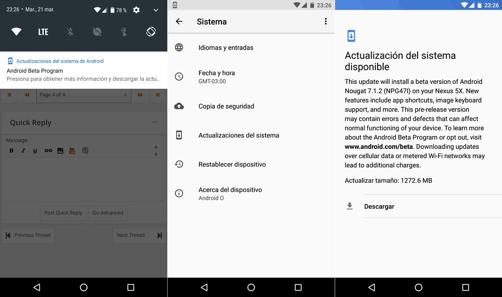 Nexus 5X user is receiving Android 7.1.2 update even over Android O