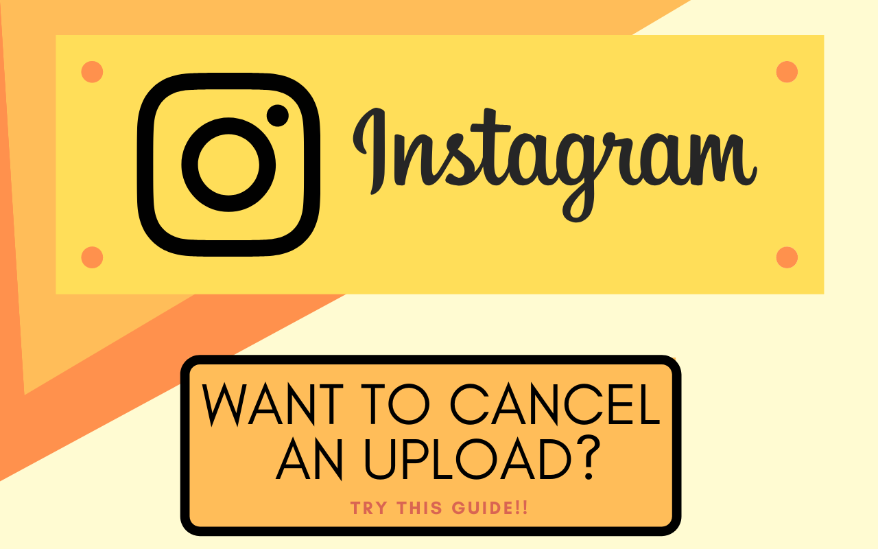 ¿Cómo cancelar una carga y detener el envío de una publicación de Instagram?