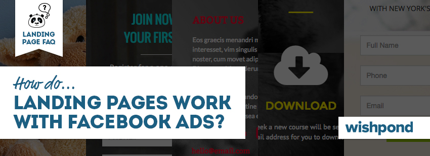 Landing Page FAQ: How do Landing Pages Work with Facebook Ads