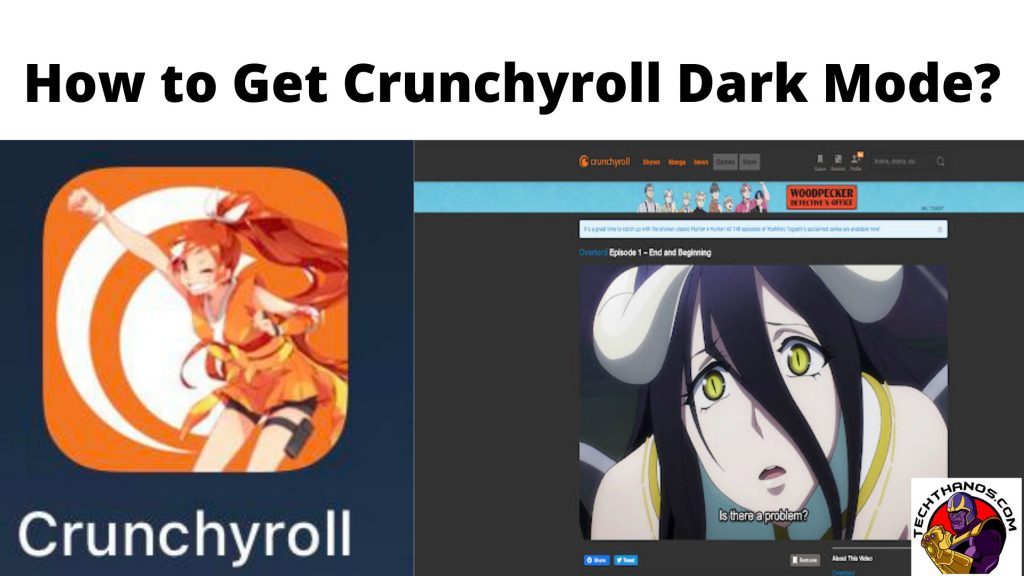 ¿Cómo obtener el modo oscuro de Crunchyroll?
