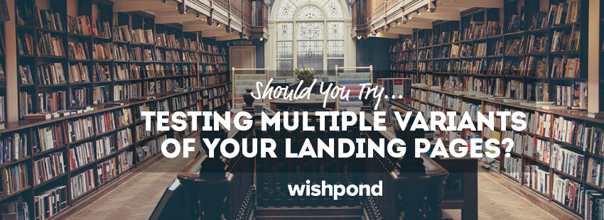 Should You Try Testing Multiple Variants of Your Landing Pages?