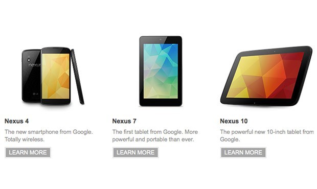 ¿Dónde comprar el Nexus 7, Nexus 4 o el Nexus 10?