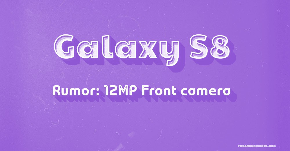 ¿Galaxy S8 con cámara frontal deportiva de 12MP?