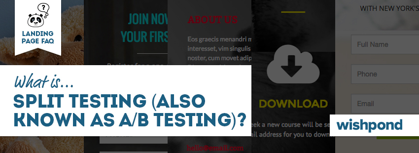 Landing Page FAQ: What is Split Testing (Also Known as A/B Testing)?